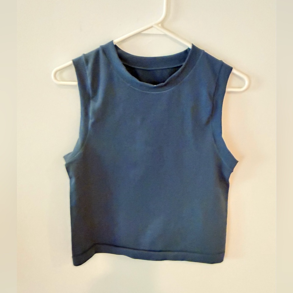 Athleta Renew Seamless Muscle tank - medium — Deep Teal Blue